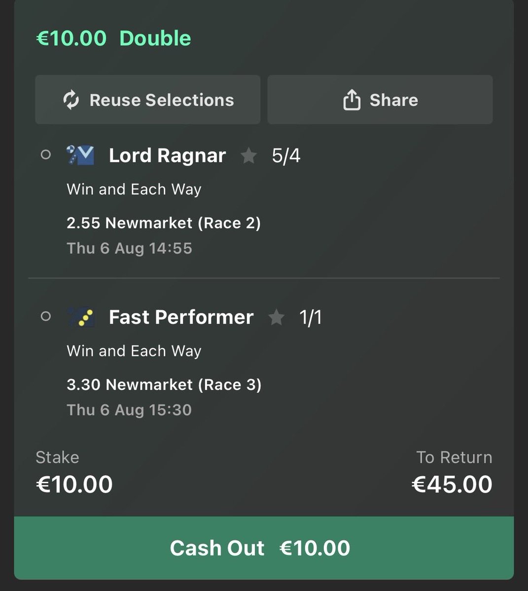 Jonnybetsbig's tweet photo. HERE WE GO 🛎️🛎️🛎️

Today’s selections for 🇮🇪🏴󠁧󠁢󠁥󠁮󠁧󠁿

Newmarket 2.55 - Lord Ragnar 11/8
Brighton 3.13 - Regalism 7/4
Newmarket 3.30 - Fast Performer 1/1
Sligo 5.15 - Maroel 28/1 EW
Leopardstown 7.10 - Gordon Bennett 11/1 EW
Leopardstown 7.45 - The Holy Apostle 22/1 EW

I’ve played the 2 long shots in an EW double and Lord Ragnar & Fast Performer in a double.

Who wants some action Stateside tonight? 🇺🇸

Let’s get it.