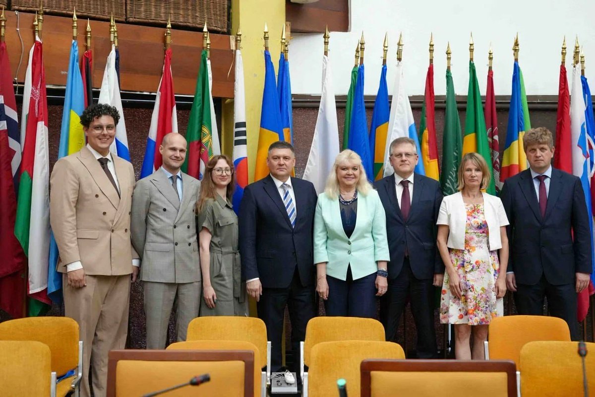 mfa_russia's tweet photo. 💬 #Fadeyev: At the 31st Session of the International Seabed Authority Assembly, the Russian delegation reaffirmed Russia’s stance on the US decision to unilaterally define its continental shelf beyond the 200-nautical-mile limit.

❌ Russia does not recognize this move. https://t.co/hG1XiQMiM6