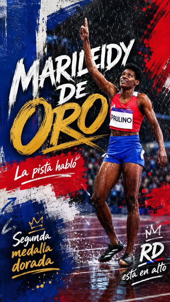 Joha1475's tweet photo. Marileidy Paulino sigue demostrando que con disciplina y esfuerzo los sueños se hacen realidad. Eres un orgullo para toda la República Dominicana. 🇩🇴✨ https://t.co/0ge8bFZ2Dv