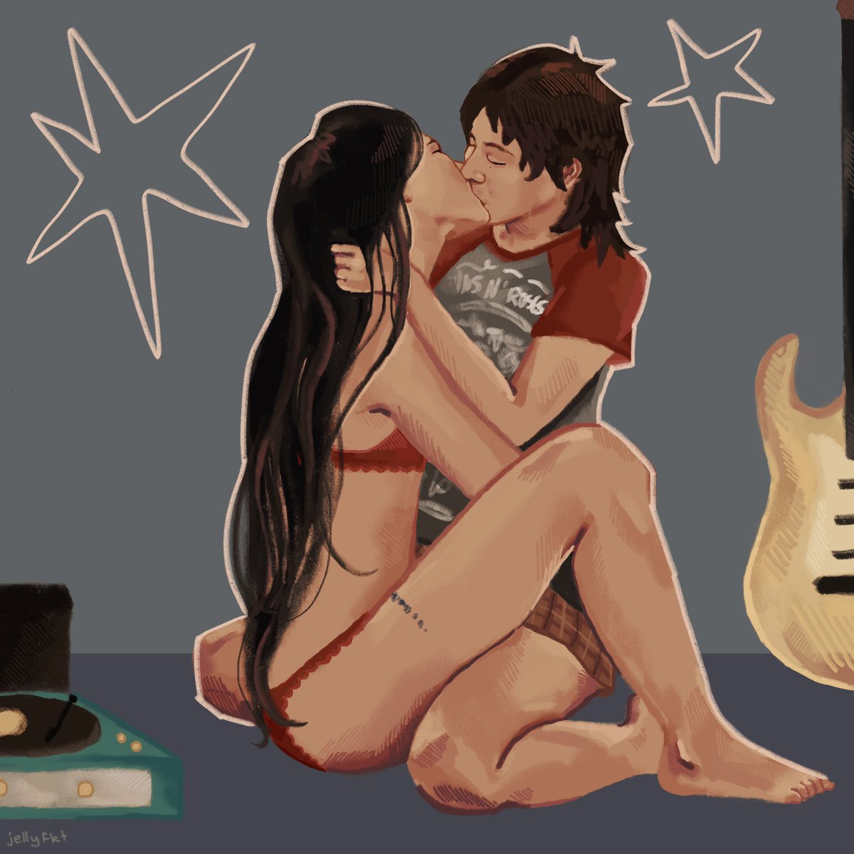 jellyfkt's tweet photo. yuri #sandray morning kiss ⋆˚࿔ https://t.co/2cuaPNSunl