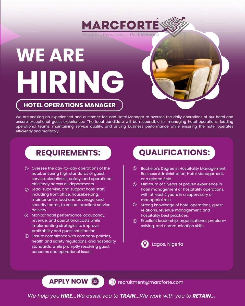 marcforteBC's tweet photo. We are Hiring!!

To apply send your CV to recruitment@marcforte.com https://t.co/JsDOkqAliL