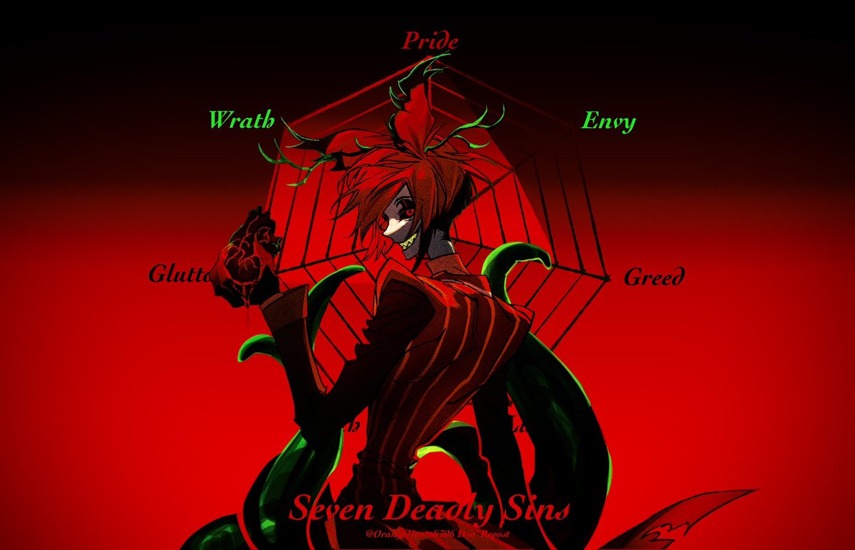 OrangeMentoS706's tweet photo. #alastor #hazbinhotel 
Am I sinful? https://t.co/moFYKuq3UO