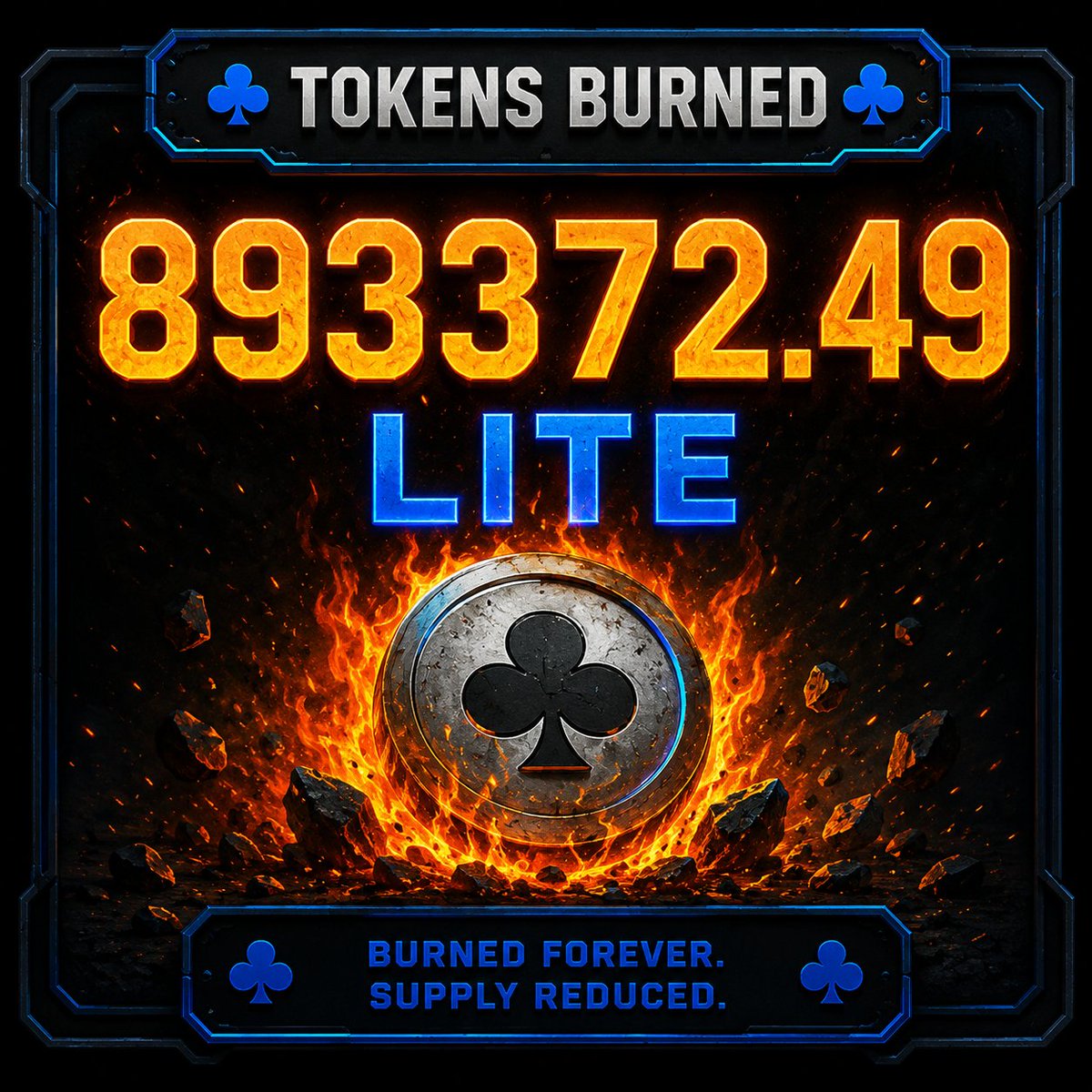 Litehash_net's tweet photo. GM!

This round of protocol activity has burned 893372.49 $LITE! https://t.co/gOIAcvPrIk