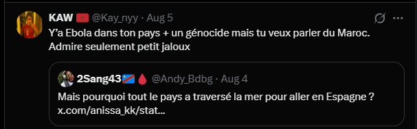 moha_19_om's tweet photo. Wow… Tant de violence pour des pays dont les frontières ont été dessinées par des colons. Le nationalisme me terrifie https://t.co/viVbJ79Apg