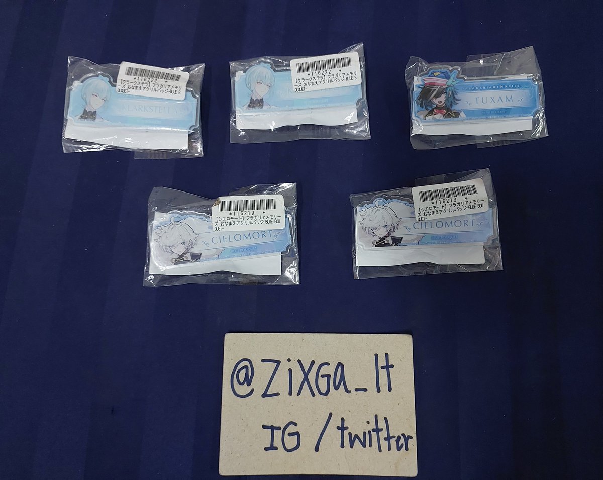 zixga_lt's tweet photo. เข็มกลัด Acrylic 
50/1
1 2 3
4 5
#ฟรากาเรีย #FragariaMemories 
#ตลาดนัดFragaria #ตลาดนัดฟรากาเรีย
#ตลาดนัดFragariaMemories https://t.co/WtQ0qo7Aj4