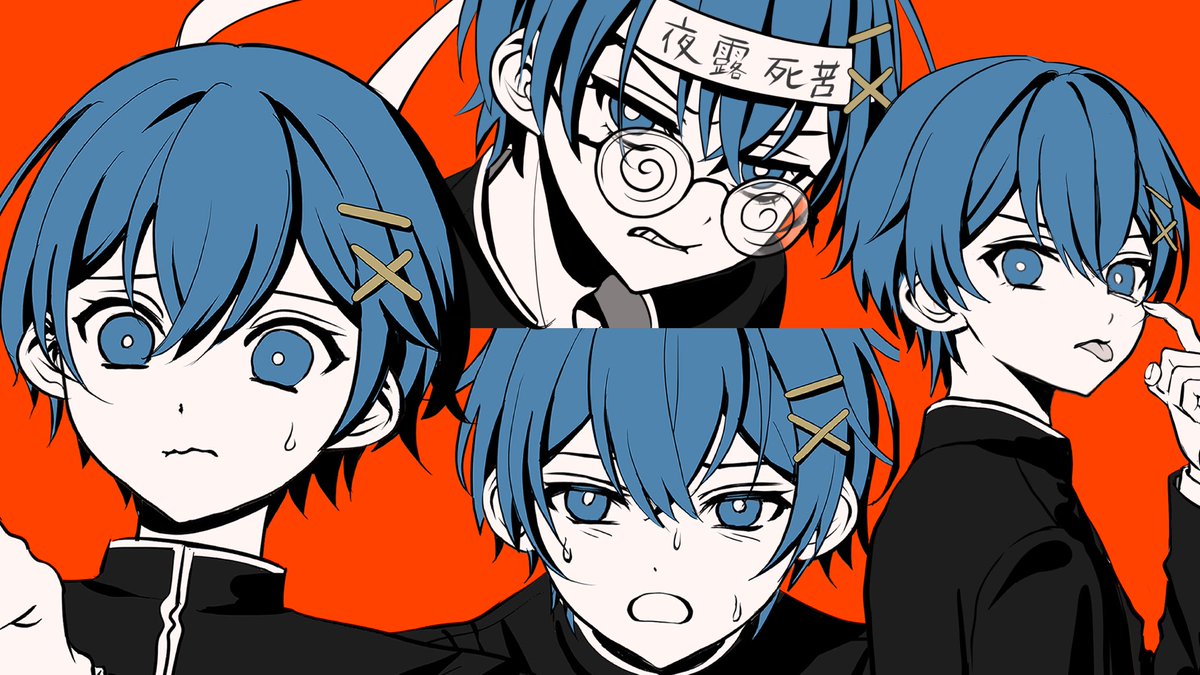 uno_asterisk's tweet photo. ちぐさ様（AMPTAK×COLORS）としゆん様（騎士X）の絶対敵対メチャキライヤー歌ってみたMV用イラストを描かせて頂きました！

セリフもありでかなり聴きごたえのある作品となっています！！ https://t.co/yZ9rdFCEYu