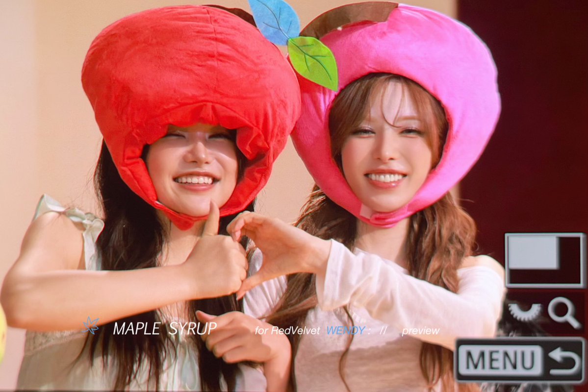 maplesyrup0221's tweet photo. 260806 Makestar 팬싸
귀여운 바보 둘🤣🍒
#웬디 #Wendy #레드벨벳 #RedVelvet https://t.co/T6ApUEVeyK