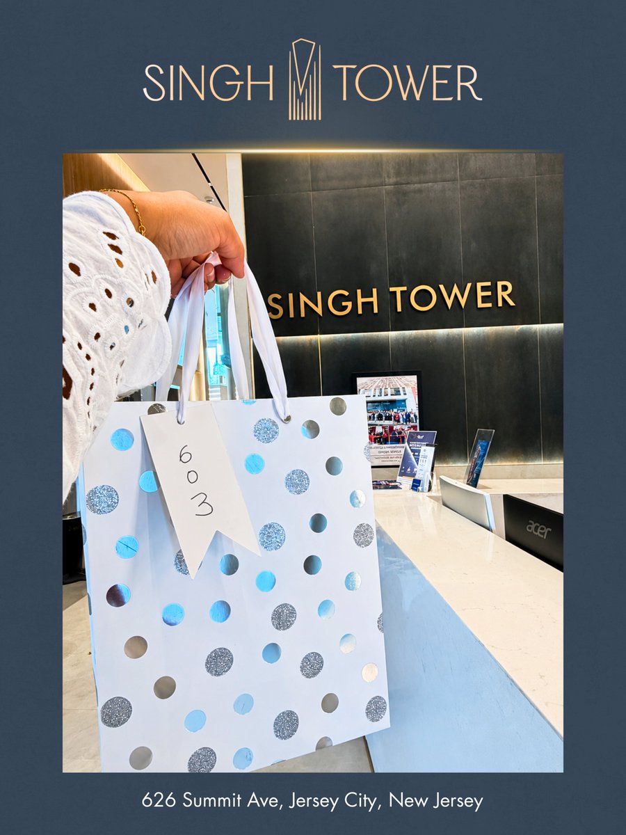 GnManagement's tweet photo. The welcome begins before you even step inside.

As official move-ins get underway at Singh Tower, each new resident is being welcomed with a thoughtfully prepared kit to mark the beginning of life at one of Journal Square’s newest luxury addresses. https://t.co/Dex819j9hd