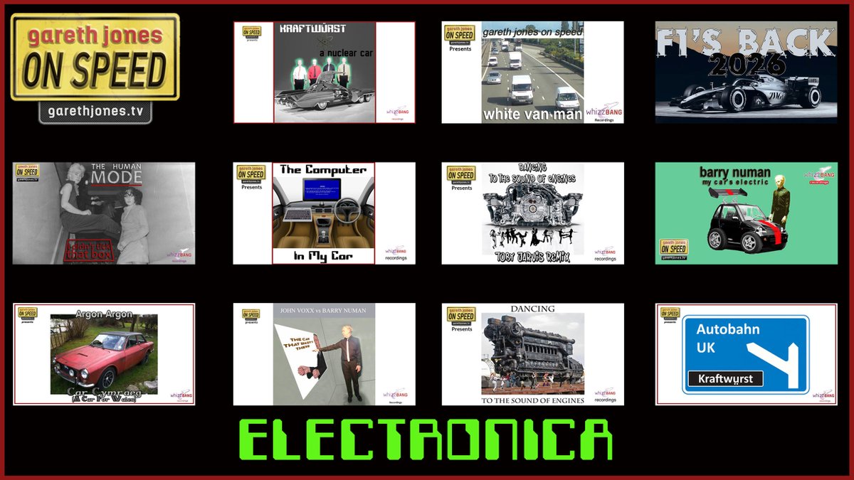 GarethJonesTV's tweet photo. Famous robots, renowned androids & sentient computers, plus 11 electronic tunes
ELECTRONICA: The 2026 Gareth Jones #OnSpeed Summer Music Compilation
OUT NOW
https://t.co/IN5jYcZlw2
#kraftwerk #GaryNuman #JohnFoxx #DepecheMode #HumanLeague #Electronica #Podcast #Music #Comedy https://t.co/UhUwHniAlj