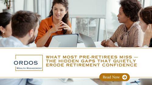 OrdosWealth's tweet photo. In my thirty plus years of planning, I’ve noticed something consistent: as people approach retirement, their stress not only comes from the markets or the economy. It also comes from a quieter fear—the sense that they might be missi https://t.co/Ek4JY2M7Fv https://t.co/IKmhR98aIv