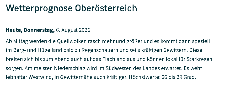 roxy_roller_rox's tweet photo. Keine Ahnung, was das soll, wahrscheilich soll dem Volke damit Normalität vorgegaukelt werden. Seit Wochen werden von der "Geosphere Austria" immer wieder Uwetter vorhergesagt. Unwetter am Abend Unwetter in der Nacht. Heute werden die Fehlschüsse unserer Damen und Herren Wissenschafter wieder besonders dramatisch deutlich.

Seit 2 Stunden sollte es hier und an vielen anderen Orten laut Vorhersage regen. Mit Gewitter, wie es wahrscheinlich auch vorhergesagt wird.

Hier herrscht nach, wie vor (2 Stunden) stahlender Sonnenschein, keine Anzeichen eines Unwetters, Regens.

Wie viel teuerste Technologie und hochbezahltes personal wird bei Uns für die Estellung der Vorhersagen eingesetzt? Das Wissen darüber, wie viel an finaziellen Mittel für Wetterprognosen und dergleichen tagtäglich aufgehen, würde dem einfachen Bürgerlein gewiss den Atem rauben.

Wer kümmert sich dann noch um solche Fehlprognosen? Niemand warscheinlich. Wäre ja gegen das bequeme Geldverdienen . . .