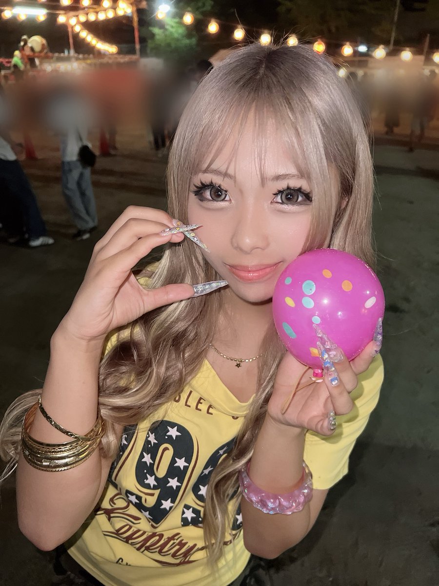 rumina_510's tweet photo. 夏祭り行ってきた🎆💖

最近高校生に見られること多いけど
この写真、何歳くらいに見える？🤣 https://t.co/4zQ387zNwv