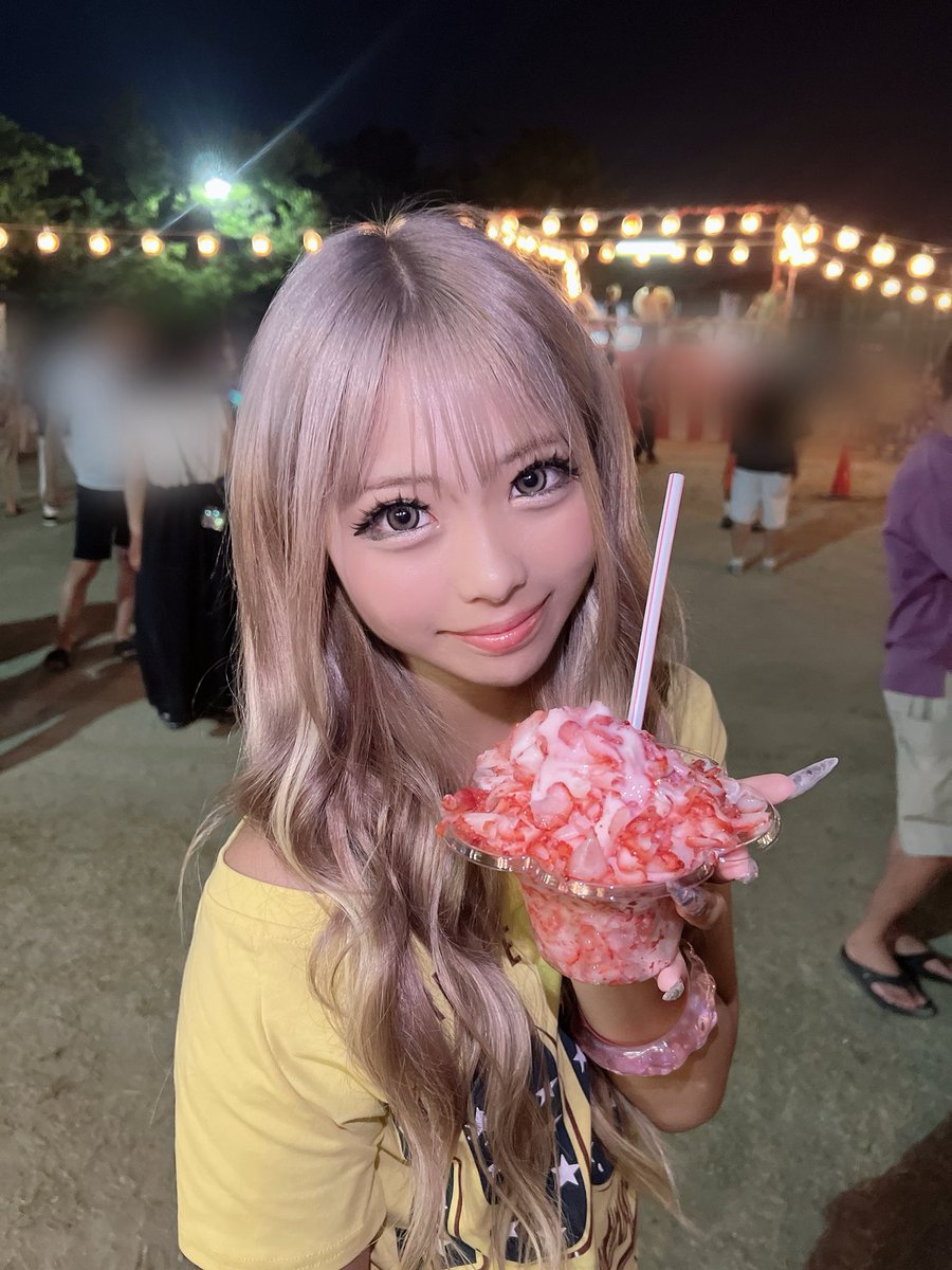 rumina_510's tweet photo. 夏祭り行ってきた🎆💖

最近高校生に見られること多いけど
この写真、何歳くらいに見える？🤣 https://t.co/4zQ387zNwv
