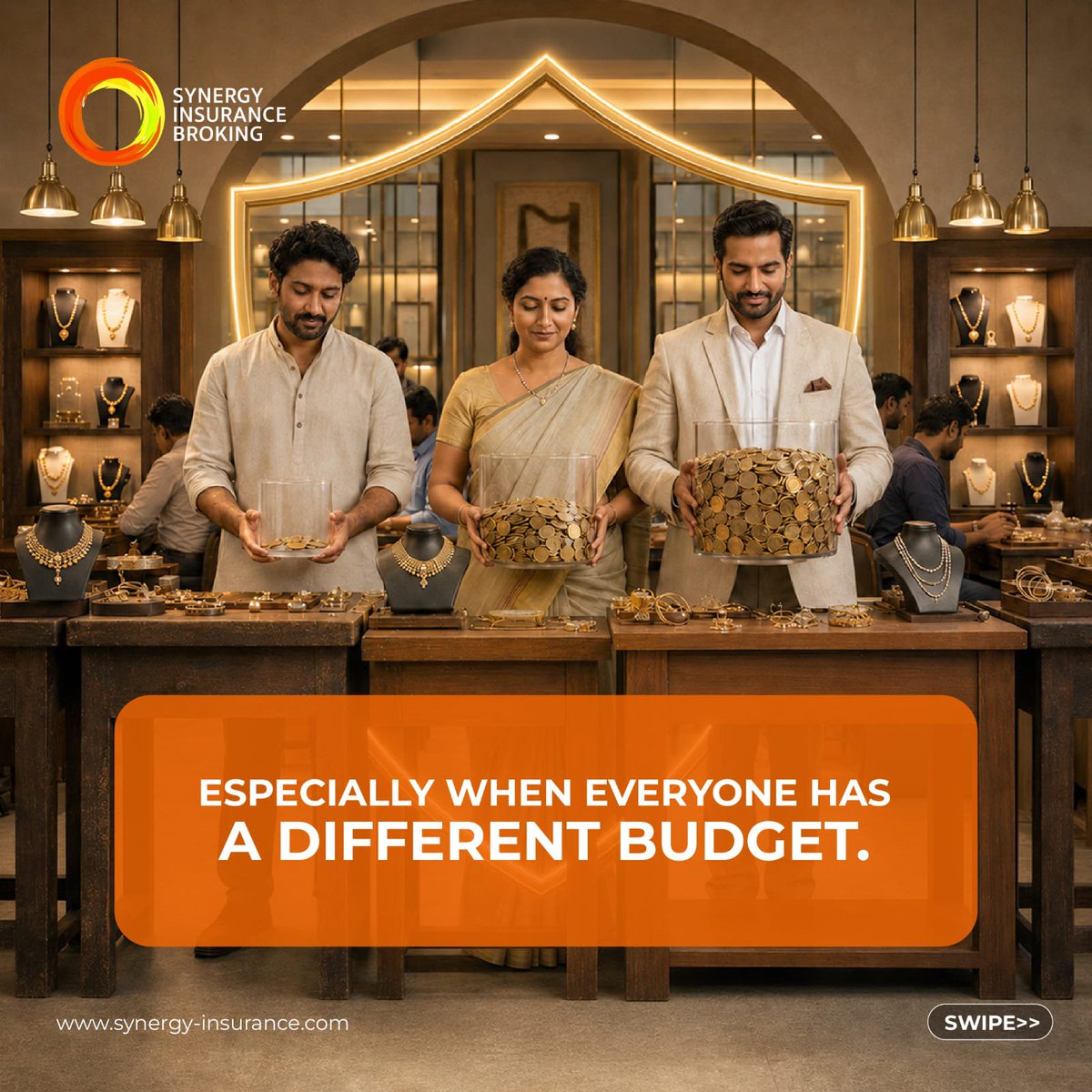 BrokingSynergy's tweet photo. Insurance programmes don't fail because businesses don't care. They fail when coverage isn't practical or affordable.

A tailored programme for the Gems &amp; Jewellery Export Promotion Council now protects 9 lakh lives across 1,100+ member companies.
#groupinsurance #healthinsurance https://t.co/AoZbyFblFw
