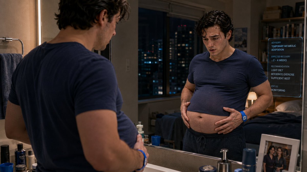 BulkBeneath's tweet photo. The billionaire paid for a younger body.
He forgot to ask where the old one would go. 🧬
#WeightGain #Transformation #FantasyArt https://t.co/fsYGlXq5xx