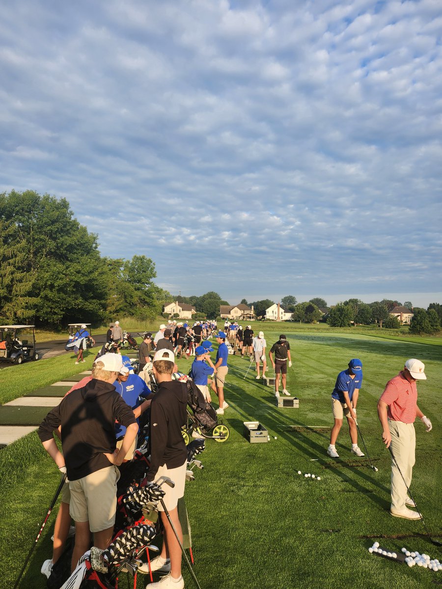 EaglesGolfBW's tweet photo. Off and running at the Westerville Invite @ Medallion Golf Club! Golf Genius code to follow along is 26WHSINV https://t.co/SHtfYmDFVU