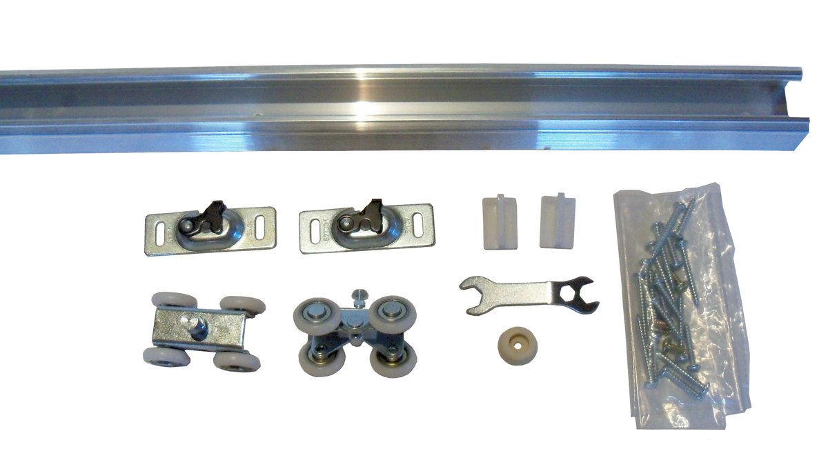 TheHouseWeb's tweet photo. If You Need Heavy Duty Pocket Door Hardware, See Our Series 1 Kits

https://t.co/ebO1S0EX47

Upgrade your pocket door installation with the Series 1 HBP Heavy-Duty Pocket Door Track and Hardware Kit. Designed for smooth, reliable operation, this commercial-grade system supports doors weighing up to 250 pounds.

One-Door Kit Includes
1 extruded aluminum track
2 four-wheel ball-bearing hangers
1 door stop
2 door guides
1 adjustment wrench

Heavy-Duty Features

The Series 1 kit is designed for interior walls with either 2 x 4 or 2 x 6 construction. It accommodates doors that are 1-3/8 inches or 1-3/4 inches thick, with a minimum door thickness of 1 inch.

Each adjustable and detachable four-wheel hanger uses ball-bearing rollers to provide smooth, dependable door movement. The precision-extruded aluminum box track features a jump-proof design for added stability and long-lasting performance.

Built to commercial-grade standards and backed by a lifetime warranty, the Series 1 HBP Heavy-Duty Pocket Door Track and Hardware Kit is an excellent choice for residential or commercial pocket door applications.

In stock and ready to ship.