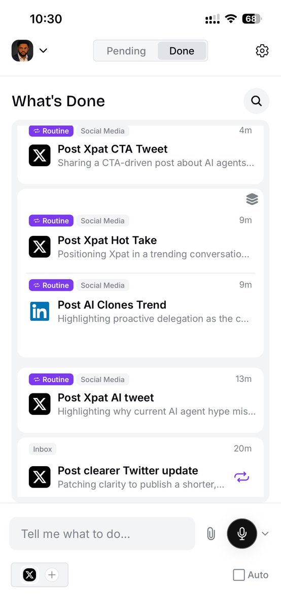 davidbobola's tweet photo. uhmmmmm, my AI Clone made these tweets few hours ago tho… check it out. about banger? sure sounds like me tho! https://t.co/aoB5ubLKzv