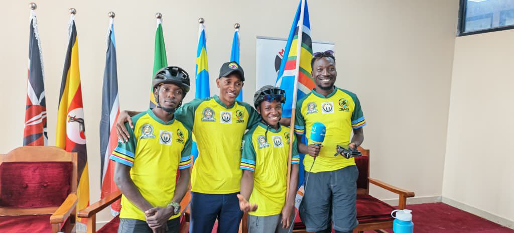 darrendaphine's tweet photo. The African Cycling Safari returns under the theme “Promoting Regional Integration for Improved Livelihoods in East African Countries,” using cycling to champion sustainable development.
#GACS2026 #WheelsOfIntegration | #RideforEastAfrica #PedalBeyondboarders https://t.co/IkBtY6fAak