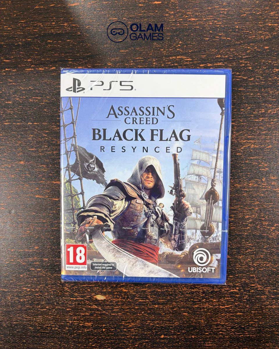 OlamgamesNG's tweet photo. Get your PS5 Assassin’s Creed Black Flag from us at Olam Games!

Shop now and enjoy free delivery on orders above 200,000 Naira.

Price: 70,000 Naira

To order, send us a Direct Message @OlamgamesNG https://t.co/9naWv0dmnn