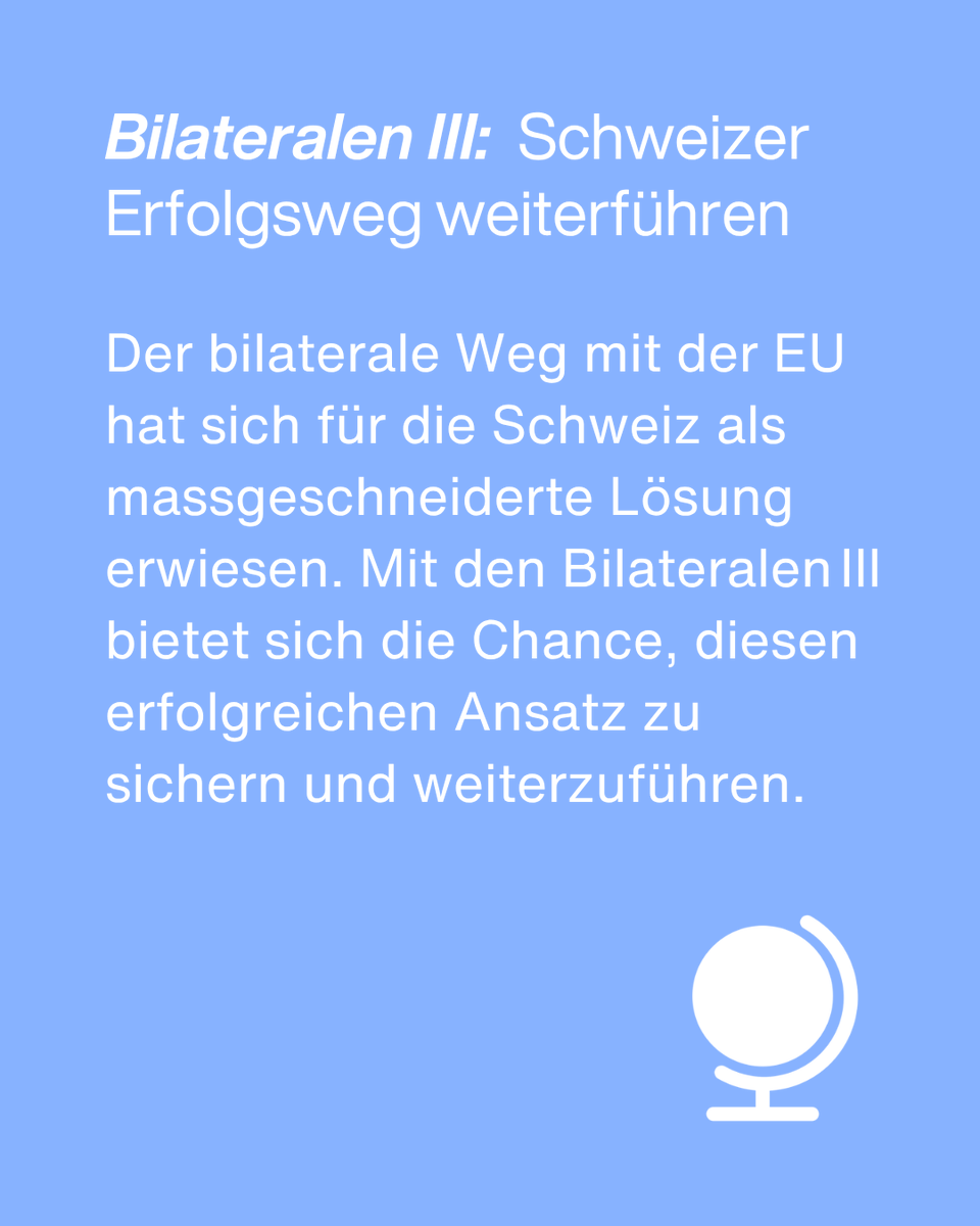 economiesuisse's tweet photo. Bilaterale III: Fakten statt Emotionen

Die Debatte über die Schweizer Europapolitik wird oft emotional geführt. Umso wichtiger sind fundierte Informationen und eine sachliche Auseinandersetzung.
 
Unser Faktencheck beleuchtet die wichtigsten Hintergründe, ordnet aktuelle Entwicklungen ein und beantwortet zentrale Fragen zu den Bilateralen III. 
 
🔗Zum Faktencheck ➡️ https://t.co/zvUGidm1yv