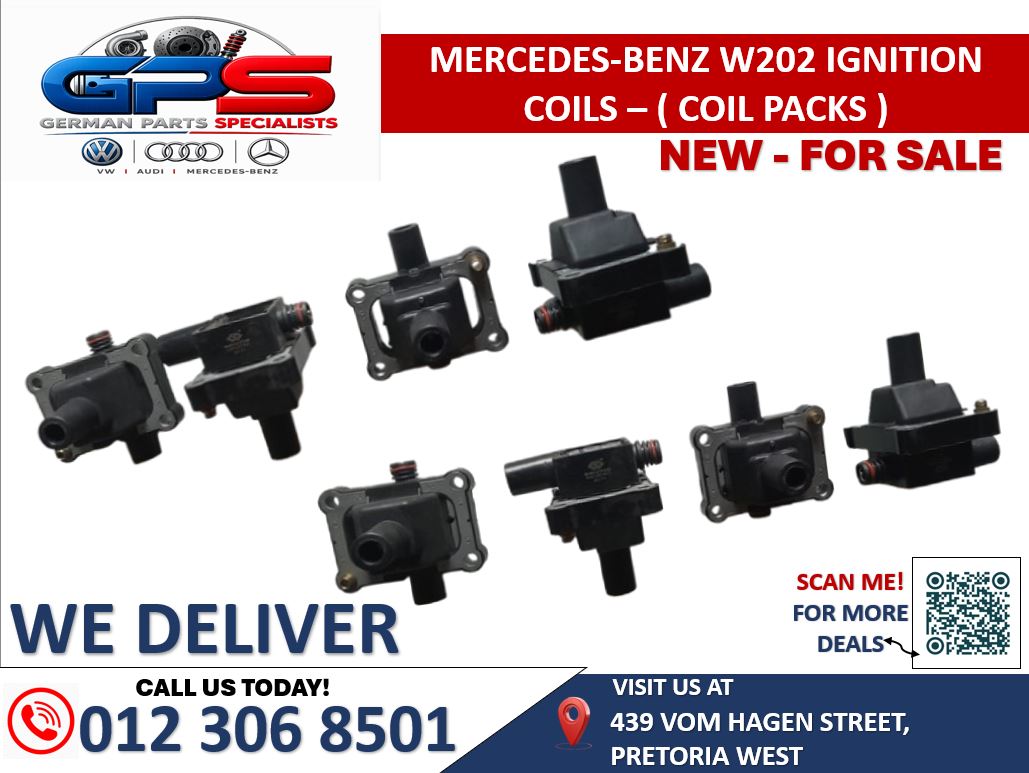 gpsgermanparts's tweet photo. MERCEDES-BENZ W202 IGNITION COILS ( COIL PACKS ) - NEW FOR SALE

Whatsapp - 072 740 2210
Landline - 012 306 8501
Visit us in 439 Vom Hagen Street, Pretoria West
Visit our Website: https://t.co/tgBaW4F0Pl
#mercedesbenz #mercedesparts #newparts #Coils #ignitioncoils #newspares https://t.co/xsXT5Es0cL