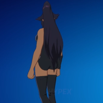 Wasting_Night's tweet photo. You know I get that Epic might not be able to really cut loose on the front AND back with skins, but this kinda looks terrible. lol

They should've just gone with the full bodysuit if they're going to awkwardly cover up Yoruichi from the back like that. https://t.co/fCp1GFQdKQ