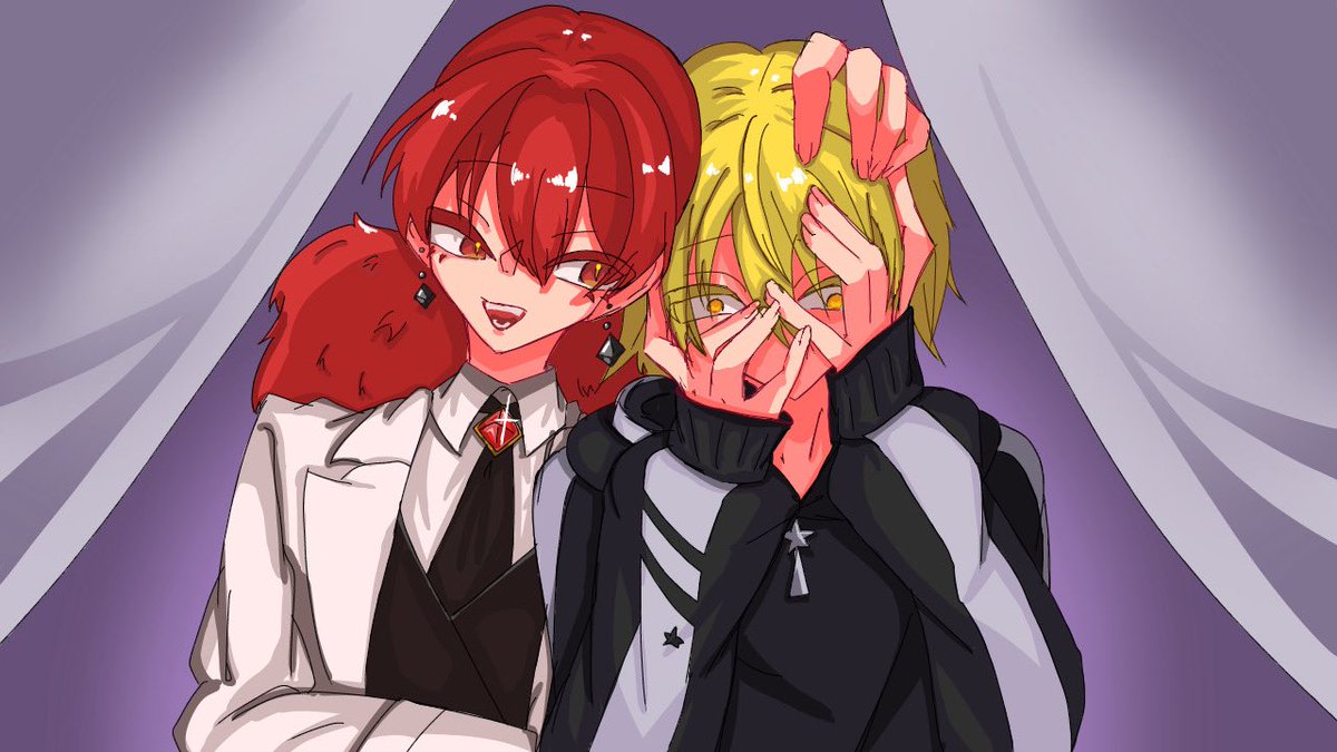 Herrklachan's tweet photo. テンプレお借りしました🙌
教師陣、特にツムル先生を愛してます💖
全反応巡回、気になり様無言フォロー失礼します🙏
 #魔入間好きさんと繋がりたい
 #魔入間絵描きさんと繋がりたい https://t.co/XgXVehifJG