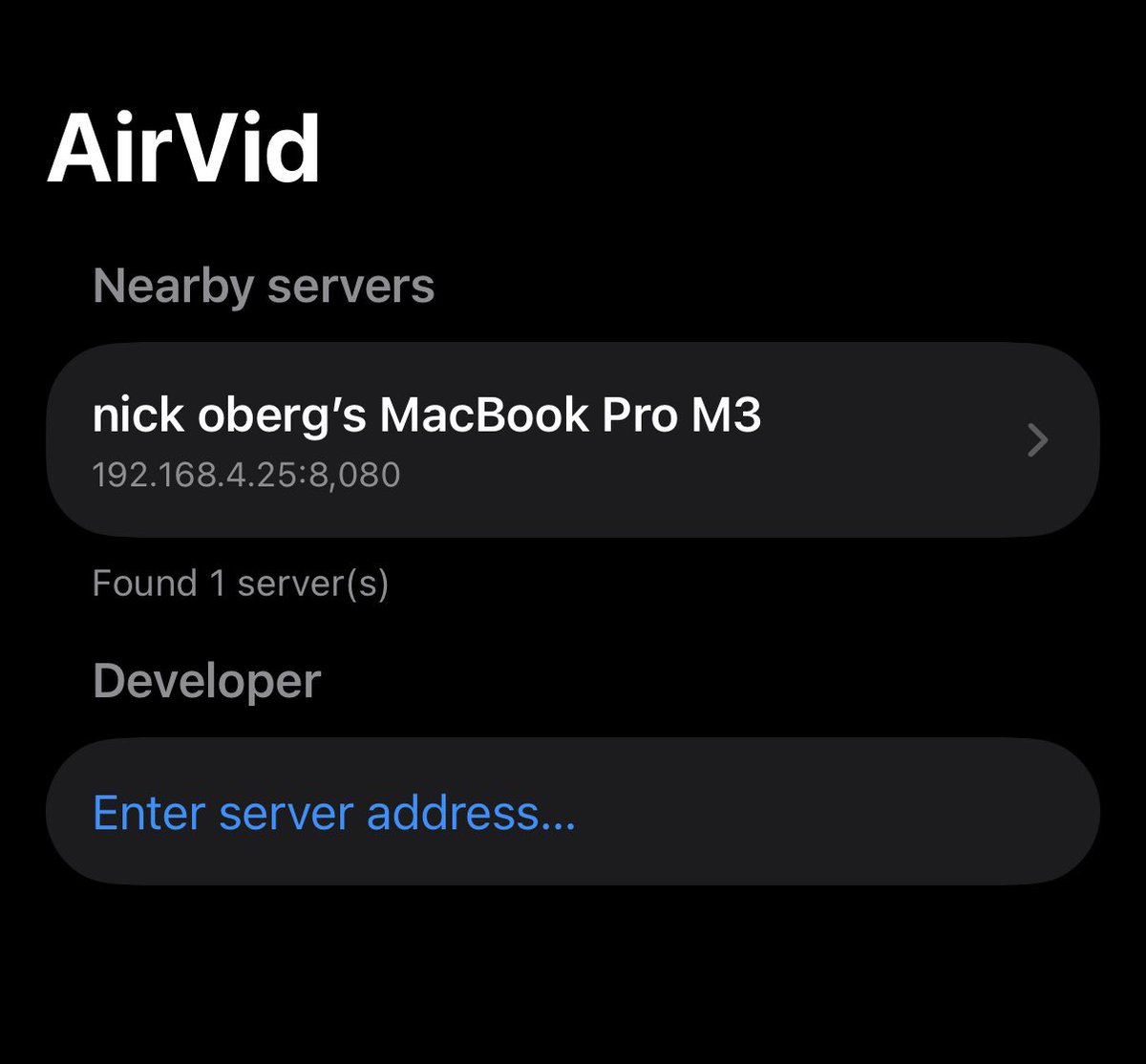 nickoberg's tweet photo. I am using GrokBuild to create my first iOS app! Plex streaming app keeps going up in price, so I want my own solution! @grok https://t.co/6yxKNbLdsN