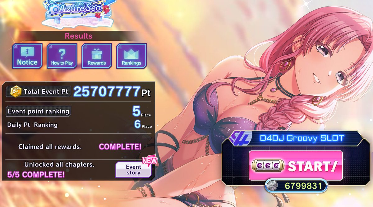 griefdevil's tweet photo. Concerto of the Azure Sea ༉‧₊˚✧

25,707,777 points - 5th place (t10)
daily ranking: 1st, top 10, top 50

🩵💛 #d4dj #燐舞曲 🩷💙 https://t.co/gLyWoTcRzV