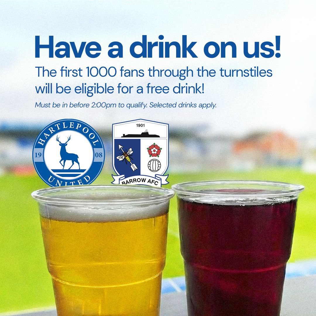 Official_HUFC's tweet photo. 🍺 Super Saturday! 

Have a pint on us if you’re one of the first 1000 fans at the Vic on matchday 🤩 https://t.co/8sKj6cfx8E