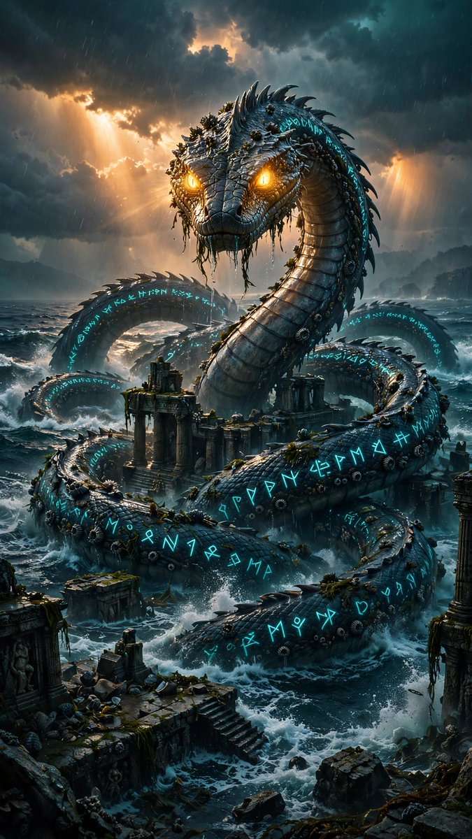 PujaMondalz5's tweet photo. This forgotten deep-sea titan just woke up after 10,000 years… and it looks PISSED 😡👿🐍 #AncientMonster #CinematicArt #DarkFantasy #MythicalBeast #EpicVisuals #AIArt #MonsterDesign #ViralArt #viral #virałpost #trending #XTrends #twitterupdates #trendingpost #post https://t.co/FvVBx6qjPy