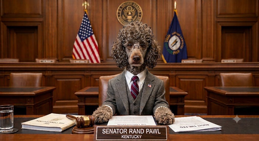 waahoo12's tweet photo. @SenRandPaul Fauci developed the mRNA vaccine that saved at least 3 million lives in the US.  Nobody died from taking the mRNA vaccine.   Rand Paul faked his Board Certification and has Poodle hair. https://t.co/Ev0IGiRreV