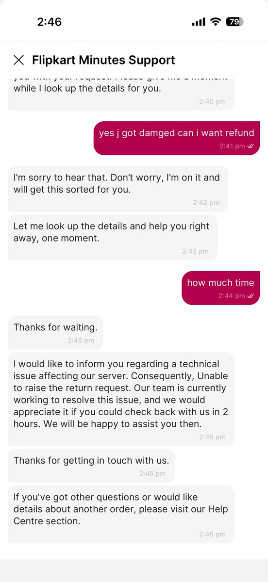samar40422133's tweet photo. more then 24 hours no response or refund from #fraud @flipkartsupport https://t.co/EF9fH9MgfO
