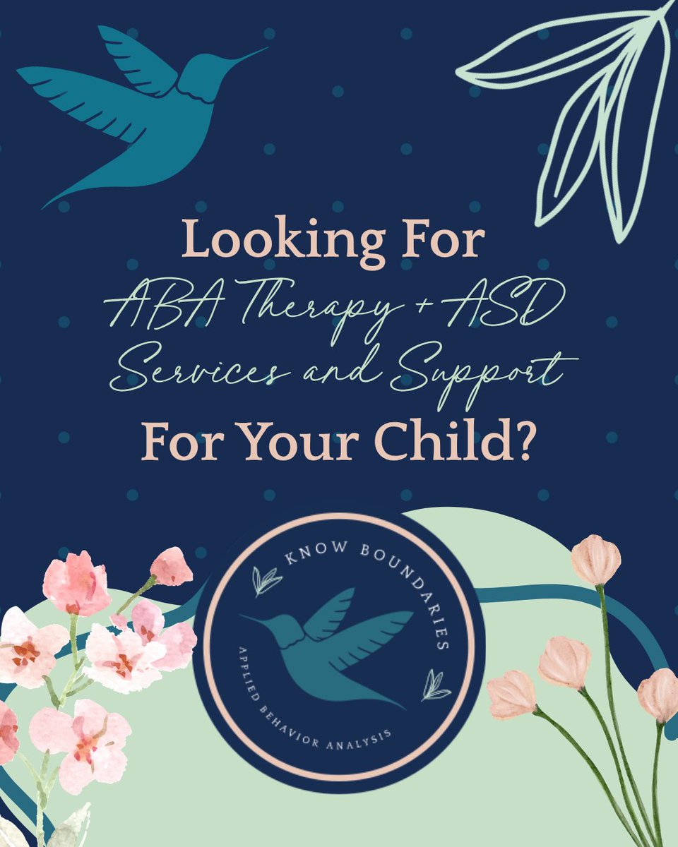 Know_Boundaries's tweet photo. Looking for autism support? Know Boundaries offers free consultations, ABA therapy and ASD Diagnostic Evaluation Services. In-person appointments are available in Brentwood, TN, and Winchester, KY. Cigna members have no waitlist or prior authorization!
https://t.co/AYHzlJfgbi https://t.co/qnUryjVP5d