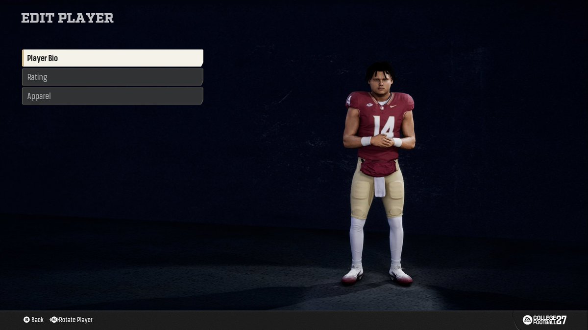 2k2324569immy12's tweet photo. @Equipment_Guru Ashton Daniel’s looks great on the player card but when u go to his actual player it’s the old face still ? https://t.co/aWP7dt3Ng5