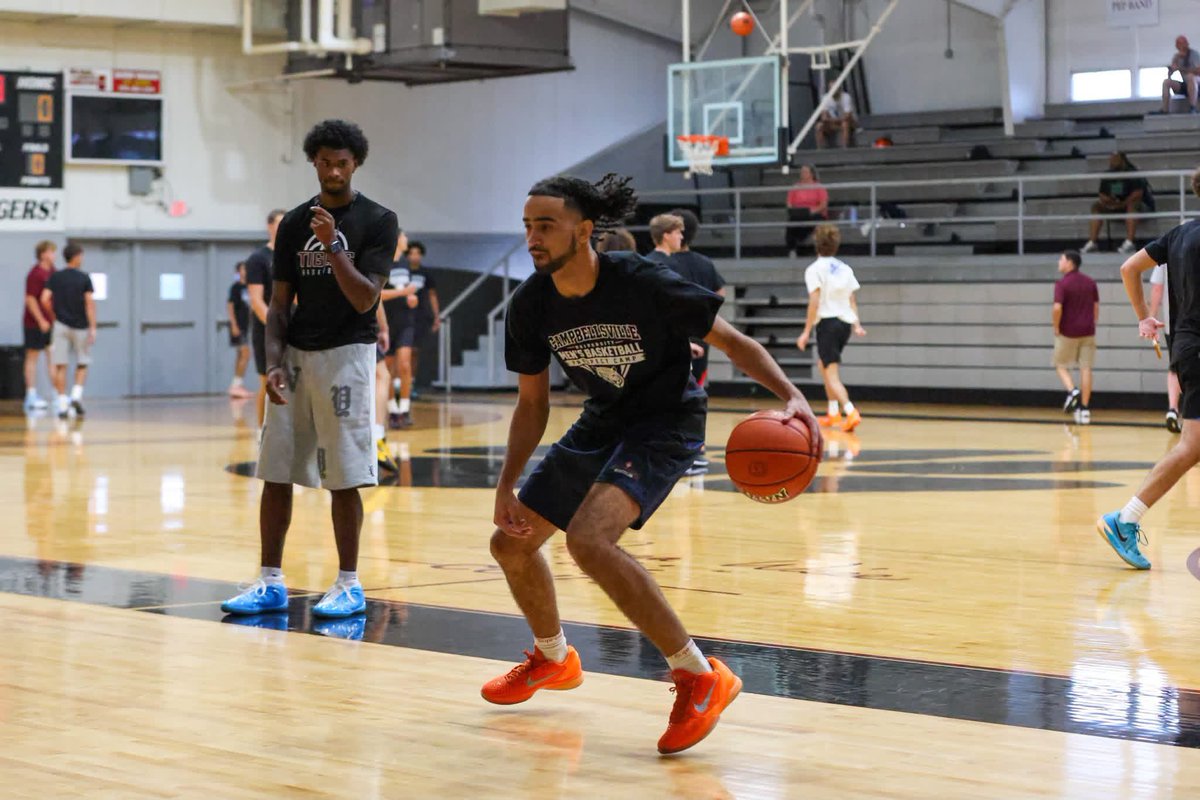 CvilleTigersMBB's tweet photo. It was a Great Day to be a Tiger at @CvilleTigers Prospect Camp! 

#TigerUp https://t.co/2zMzifxsaq