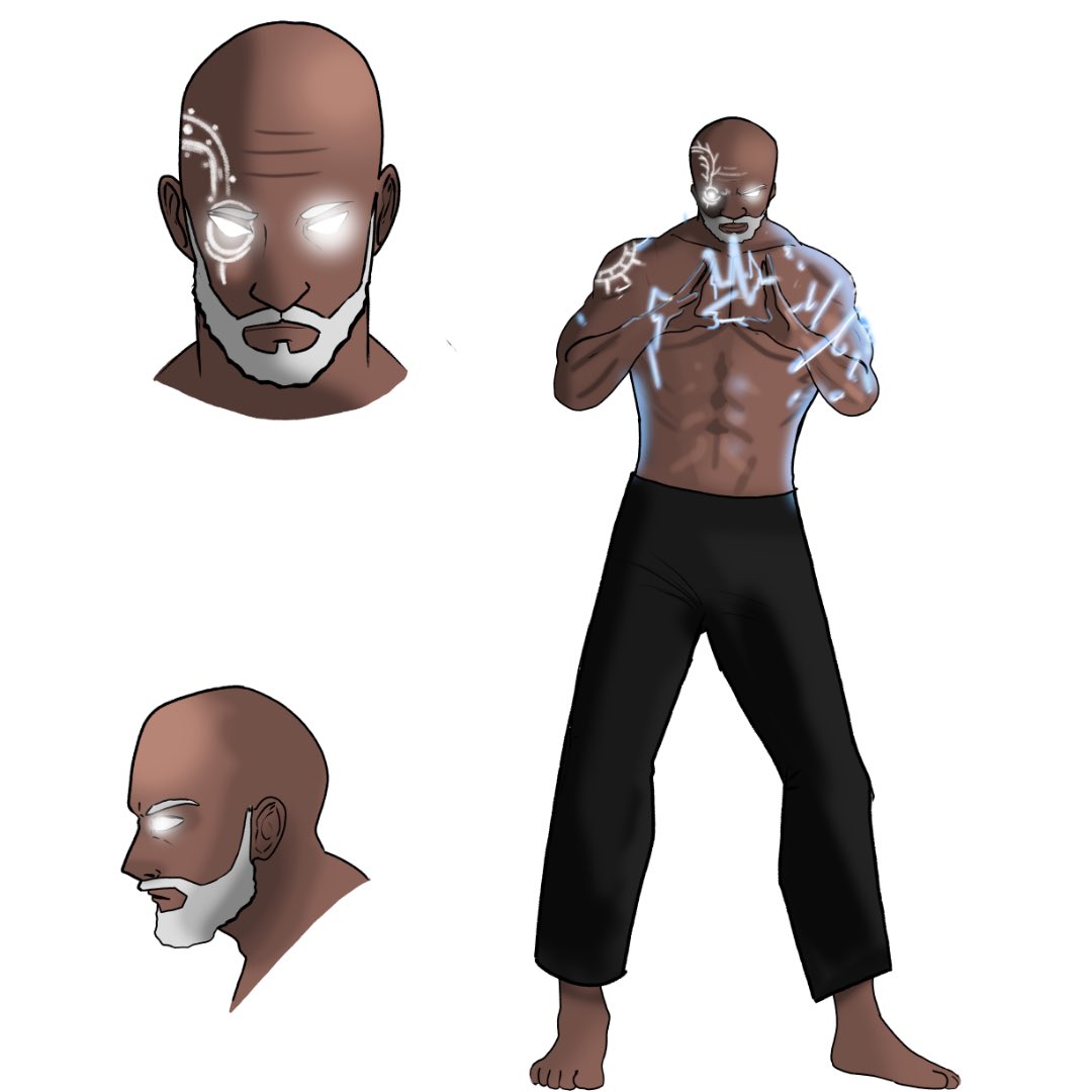 ElementalsFight's tweet photo. Meet our second flagship character, Amadioha. https://t.co/vLjre40JW6