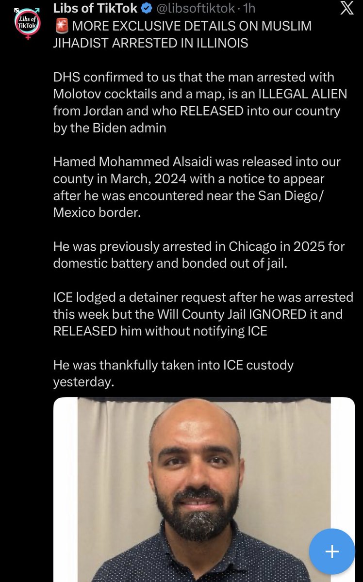 FartieFrenchie's tweet photo. @elonmusk This happened in my hometown. He was going to the train station where my wife community. With Molotov cocktails. An Illinois judge let him out on pre-trail release. https://t.co/OYeMfp9PoH