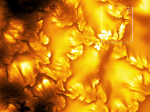 is_OwenLewis's tweet photo. This is the most detailed image of the Sun ever taken. Not AI, and not an exaggeration. 

Turns out the surface of our star is covered with "tiny" ripples and whirlpools that astronomers suspected were there, but that we'd never actually seen before. 

These pictures and videos were taken by the Inouye Solar Telescope from atop mount Haleakalā on Maui. The solar whirlpools are – funnily enough – about the size of the island of Maui.

They're caused by a well known phenomenon called Kelvin-Helmholtz instabilities, which here on Earth make waves curl when the wind blows on them. 'On the sun, the "wind" is plasma. Where magnetized plasma and non-magnetized plasma slide past one another at different speeds, the boundary between them rolls up into vortices.'

Van Gogh famously painted Kelvin-Helmholtz instabilities in Starry Night.

For deeper reading: https://t.co/fIDPRBUmbP