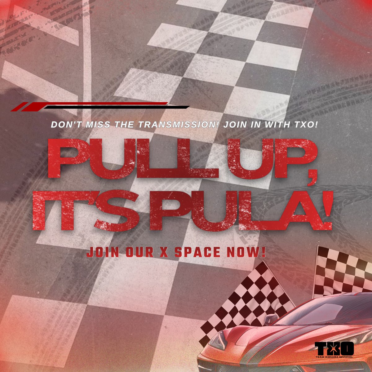 teamxonara's tweet photo. PULA is getting closer, and we’re picking up the pace! 🏁❤️‍🔥

Before we finally cross the finish line on August 7, we’re bringing you an X Space (@teamxonara) tonight with interactive games and fun challenges you’ll definitely enjoy! ◝(ᵔᵕᵔ)◜

Come hang out with us, play along, and have some fun as we get closer to PULA’s release! ♪⭑.ᐟ

COUNTDOWN TO PULA
#XONARA #PULA #XonaraPula
@officialxonara