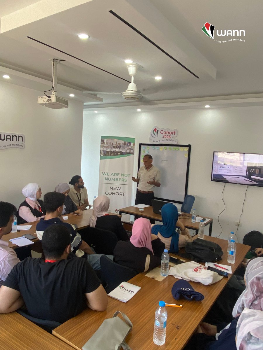 WeAreNotNumbers's tweet photo. Who tells the story matters. How we tell it matters even more.

Today, WANN’s 19th cohort stepped into a powerful conversation on Debating the Palestinian Narrative with Dr. Talal Abu-Rukbah, in #Gaza City.

Through open discussions, interactive exercises, and thoughtful reflections, young storytellers explored Palestinian history, challenged perspectives, and strengthened their ability to articulate the stories and themes that shape collective memory.