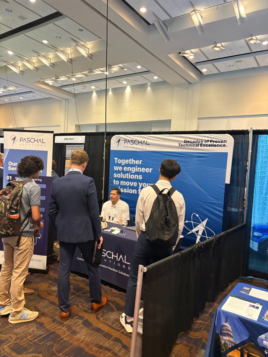PaschalSolInc's tweet photo. ⚛️ What a great experience at the East Tennessee Economic Council’s 2026 Nuclear Opportunities Workshop!

Paschal Solutions, Inc. was proud to participate as a Plutonium Partner and join professionals from across industry, government, research, and academia for two days! https://t.co/B3RTuH92Gu
