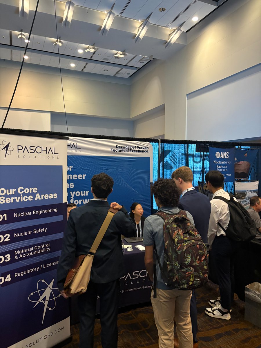 PaschalSolInc's tweet photo. ⚛️ What a great experience at the East Tennessee Economic Council’s 2026 Nuclear Opportunities Workshop!

Paschal Solutions, Inc. was proud to participate as a Plutonium Partner and join professionals from across industry, government, research, and academia for two days! https://t.co/B3RTuH92Gu