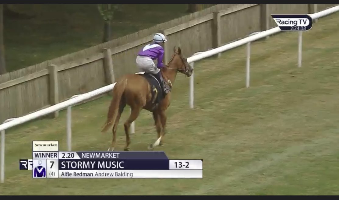 CDFDRacing's tweet photo. Great start on selections 
Stormy Music gets it done 🥇

Kept the faith with this horse I knew there was plenty of ability and today was the day 🔥 https://t.co/dfxFrYZtIA