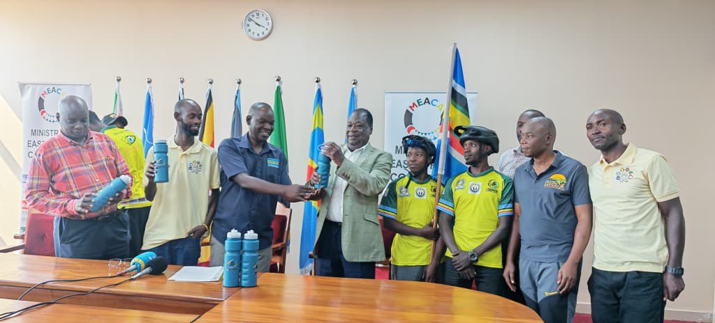darrendaphine's tweet photo. “Regional integration starts with people. When our youth connect across borders, they help build the united Africa we envision.”~ Hon. James Magode Ikuya, State Minister for East African Community Affairs. #GACS2026
#WheelsOfIntegration | #RideforEastAfrica #PedalBeyondboarders https://t.co/ArYyPJ74AK