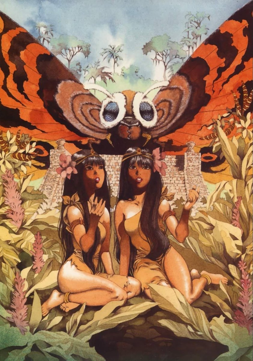 cimerians's tweet photo. Mothra and the Cosmos by Akihiro Yamada
#Mothra #Godzilla https://t.co/rkpwkVMkG0