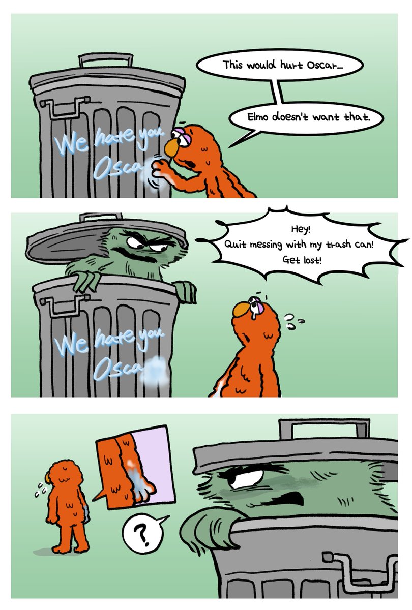 saeu000003's tweet photo. It's not easy being Grouchy (1/3)
#Sesamestreet https://t.co/Fmqd2urwbg