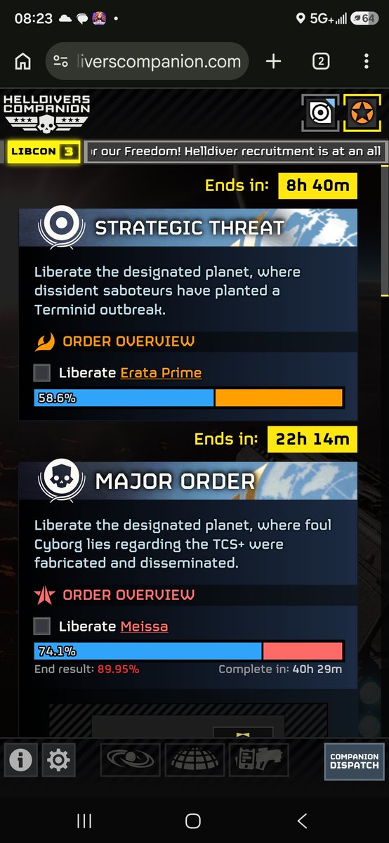 GimbleGuerado's tweet photo. With Helldivers failing to dive on the cities of Erata Prime, the MO and the Strategic Threat are in dire straits. City Diving is crucial to speedy Liberations. Cities liberated provide significant to massive boosts toward liberation and defense campaigns. 
@helldivers2 https://t.co/TQmSUJpBnL