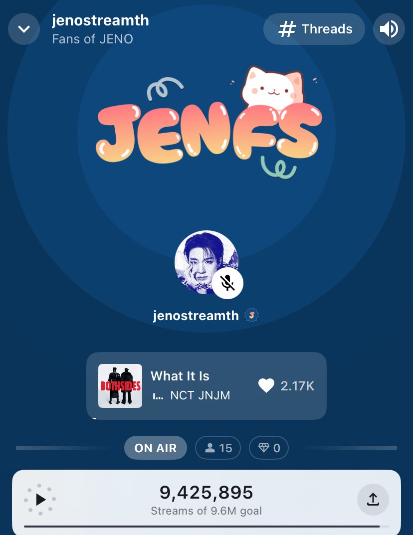 JENOstreamTH's tweet photo. 🔴 NOW ON-AIR 

[📢] เปิดห้องสตรีมแล้วนะคะ เชิญชวนเอนเจนนี่มาเข้าห้องสตรีมกันเยอะ ๆ น้า แชร์ลิงก์ชวนเพื่อน ๆ มาเพิ่มยอดสตรีมให้คุณเจโน่กันนะคะ🩵

link
🔗https://t.co/MHbtiC3Ve7
🔗https://t.co/Ym3EOKWsxX

#สตรีมเพื่อเจโน่ #jenfstreaming https://t.co/xscle269dy